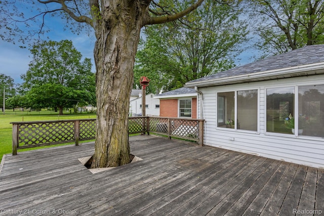2548 Hearthside Dr, Ypsilanti, MI 48198 - view of deck