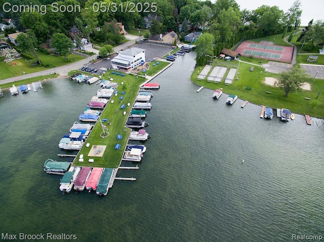 2222 Garland St, Sylvan Lake, MI 48320 - aerial view of a large body of water