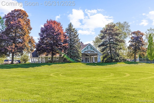 2222 Garland St, Sylvan Lake, MI 48320 - view of green lawn
