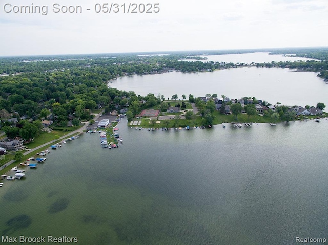 2222 Garland St, Sylvan Lake, MI 48320 - drone / aerial view of a nearby body of water