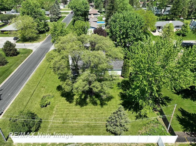 5475 George St, Saginaw, MI 48603 - aerial view of a tree filled landscape