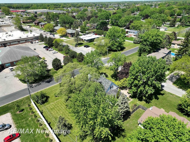 5475 George St, Saginaw, MI 48603 - drone / aerial view of a tree filled landscape