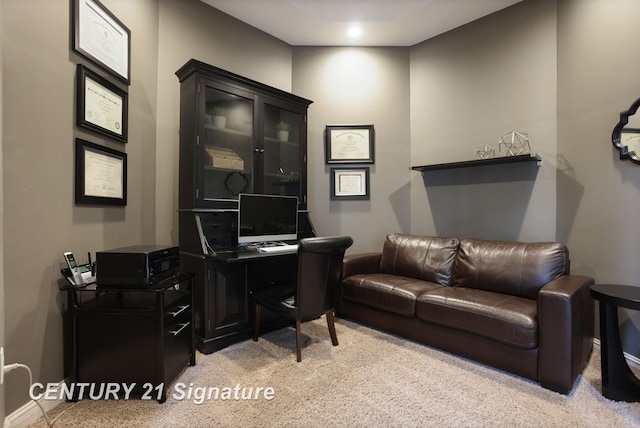 2170 Chestnut Rdg, Saginaw, MI 48609 - office featuring carpet flooring and baseboards
