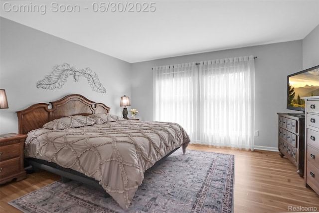 9587 Harmon Ln, South Lyon, MI 48178 - bedroom with light wood-type flooring and baseboards