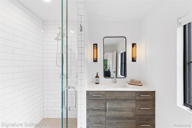 608 Stanley Blvd, Birmingham, MI 48009 - full bathroom with vanity and a shower stall