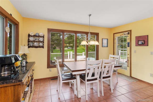 295 Oakbridge Dr, Rochester, MI 48306 - dining room with light tile patterned floors and baseboards