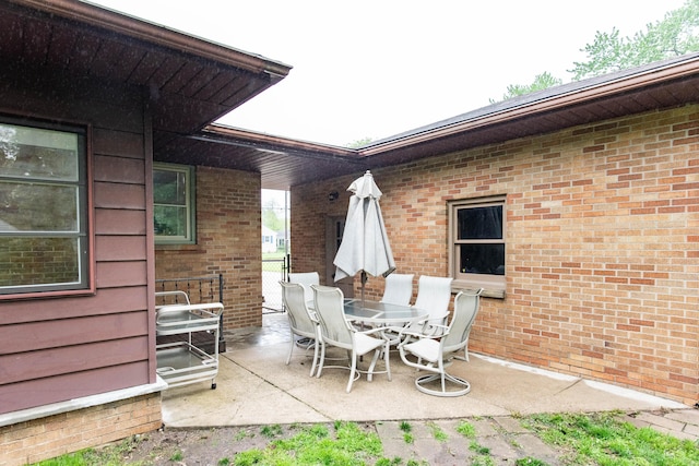 1419 Vassar Dr, Kalamazoo, MI 49001 - view of patio / terrace with outdoor dining space