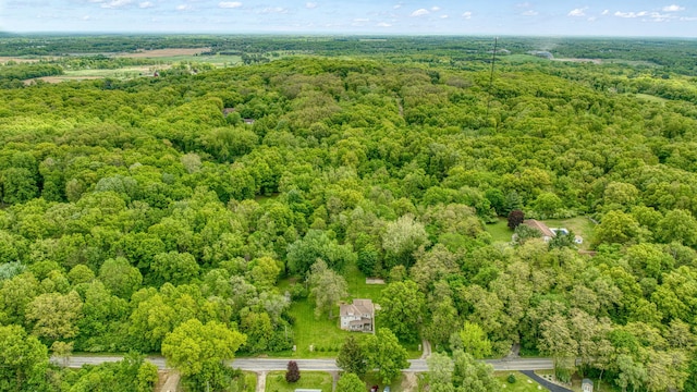 7331 Browns Lake Rd, Jackson, MI 49201 - bird's eye view of a heavily wooded area