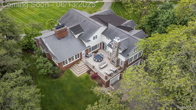 3320 Morningview Ter, Bloomfield Hills, MI 48301 - aerial view of property and surrounding area