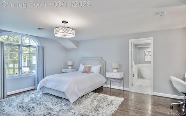 3320 Morningview Ter, Bloomfield Hills, MI 48301 - bedroom featuring wood finished floors and ensuite bathroom