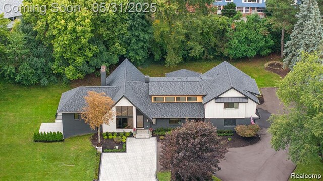 1367 W Long Lake Rd, Bloomfield Hills, MI 48302 - view from above of property