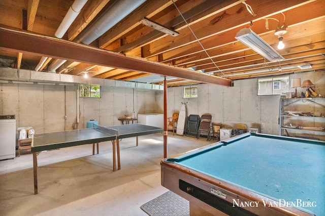 2857 Autumn Ct, Hudsonville, MI 49426 - game room with concrete flooring and billiards table