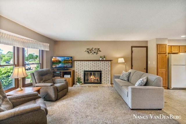 2857 Autumn Ct, Hudsonville, MI 49426 - living room with a fireplace
