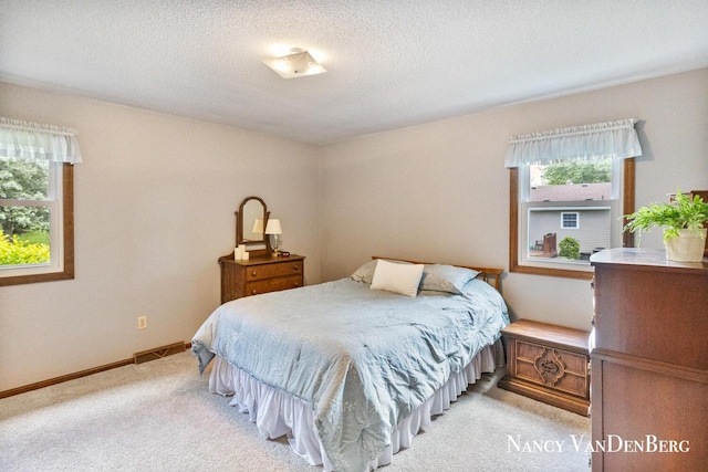 2857 Autumn Ct, Hudsonville, MI 49426 - bedroom with light carpet, a textured ceiling, and baseboards