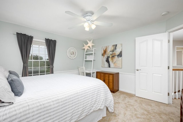 50550 W Fellows Creek Ct, Plymouth, MI 48170 - bedroom featuring carpet and a ceiling fan