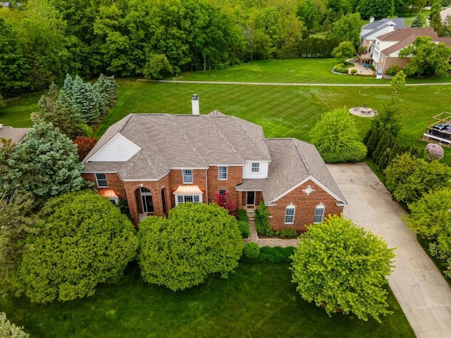 50550 W Fellows Creek Ct, Plymouth, MI 48170 - view from above of property