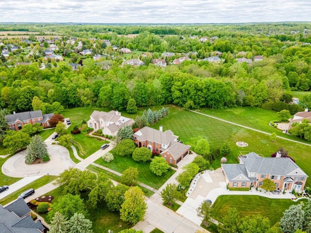50550 W Fellows Creek Ct, Plymouth, MI 48170 - aerial perspective of suburban area