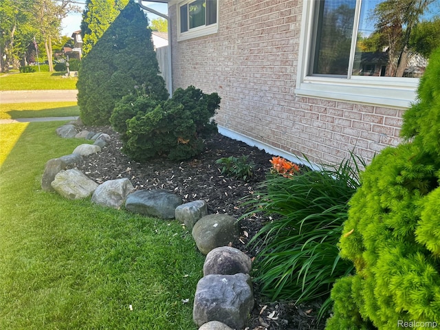 23406 Glenbrook St, Saint Clair Shores, MI 48082 - view of side of property featuring a lawn and brick siding