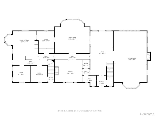 925 Avon St, Flint, MI 48503 - floor plan / room layout