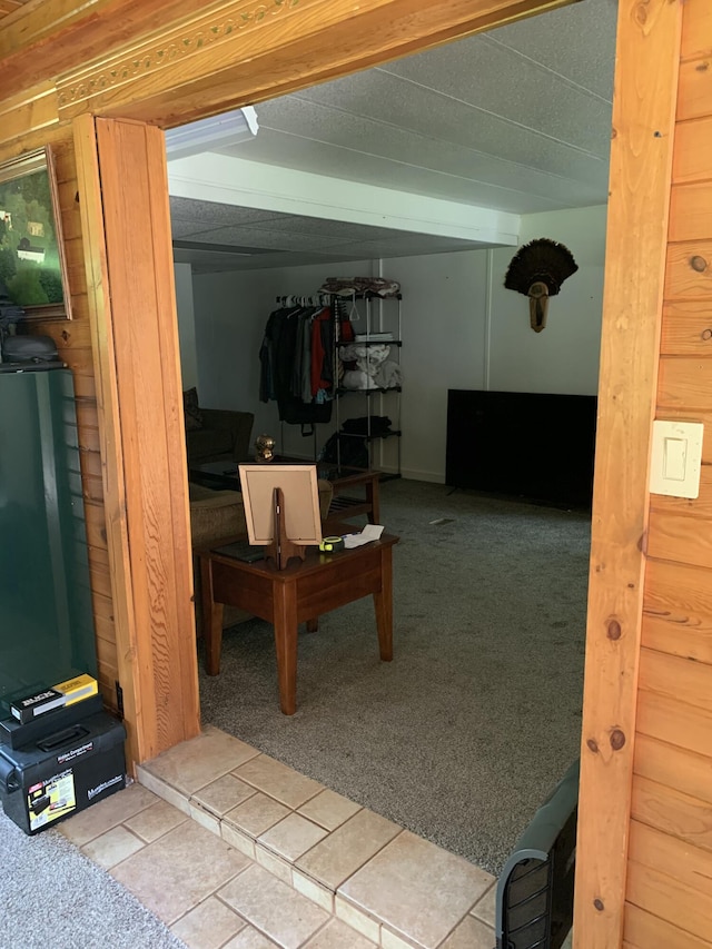 5501 Egner St NE, Cedar Springs, MI 49319 - basement with carpet flooring
