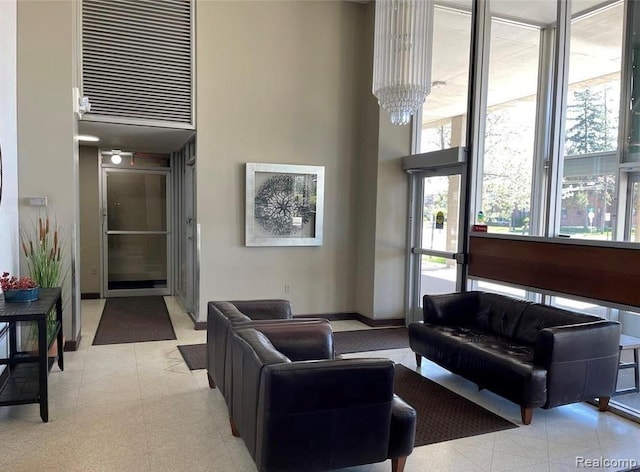22700 Garrison St Unit 501, Dearborn, MI 48124 - common area featuring a high ceiling