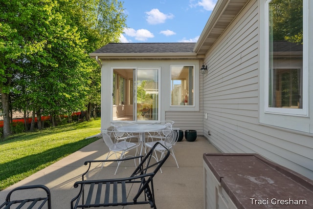1733 Grevel Ct, Muskegon, MI 49444 - view of patio / terrace featuring outdoor dining space