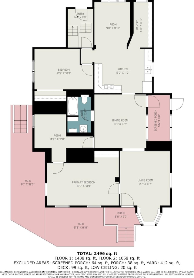 706 N Linn St, Bay City, MI 48706 - home floor plan