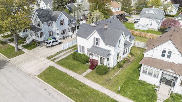 706 N Linn St, Bay City, MI 48706 - aerial perspective of suburban area