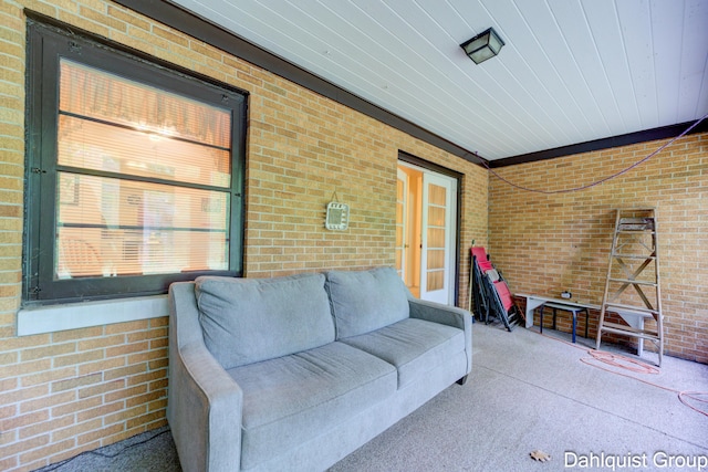 2587 Pennsylvania Ave, Muskegon, MI 49445 - view of patio with an outdoor living space