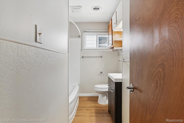 1623 Ethel Ave, Lincoln Park, MI 48146 - full bathroom featuring vanity, wood finished floors, and  shower combination