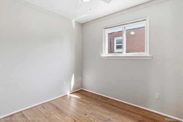 1623 Ethel Ave, Lincoln Park, MI 48146 - unfurnished room with wood finished floors and a ceiling fan