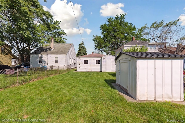 1623 Ethel Ave, Lincoln Park, MI 48146 - view of yard with a storage unit
