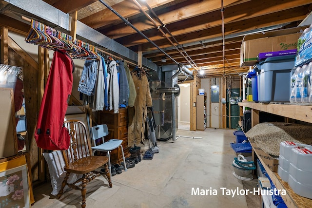 10130 64th Ave, Allendale, MI 49401 - unfinished below grade area with electric panel