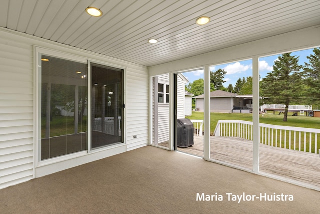 10130 64th Ave, Allendale, MI 49401 - view of unfurnished sunroom