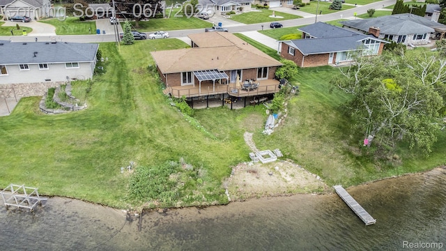 687 Sunnybeach Dr, White Lake, MI 48386 - aerial perspective of suburban area