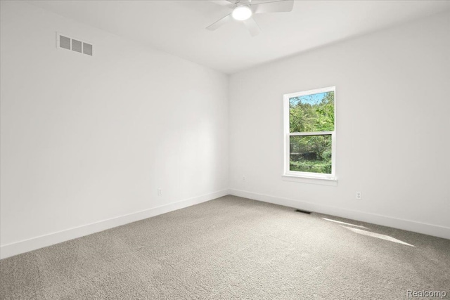 11308 Merriman Rd, Livonia, MI 48150 - carpeted spare room featuring a ceiling fan and baseboards
