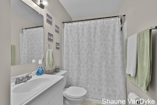 88 Violet St SW, Grand Rapids, MI 49548 - full bathroom with toilet, vanity, and curtained shower