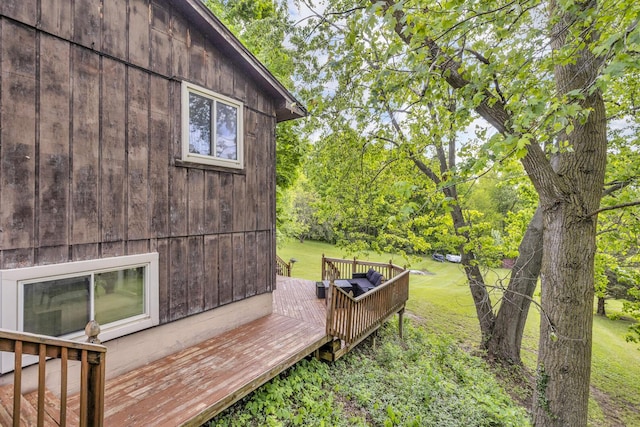 9275 M-50, Onsted, MI 49265 - view of green lawn with a deck
