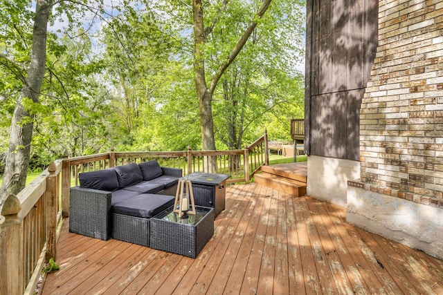 9275 M-50, Onsted, MI 49265 - deck with outdoor lounge area