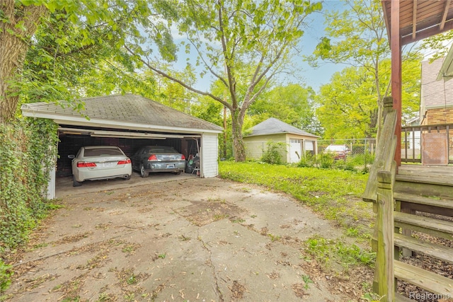 4627 Berkshire St, Detroit, MI 48224 - view of detached garage