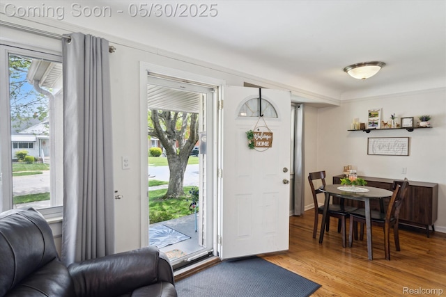 15645 Warwick Ave, Allen Park, MI 48101 - entrance foyer featuring plenty of natural light and wood finished floors