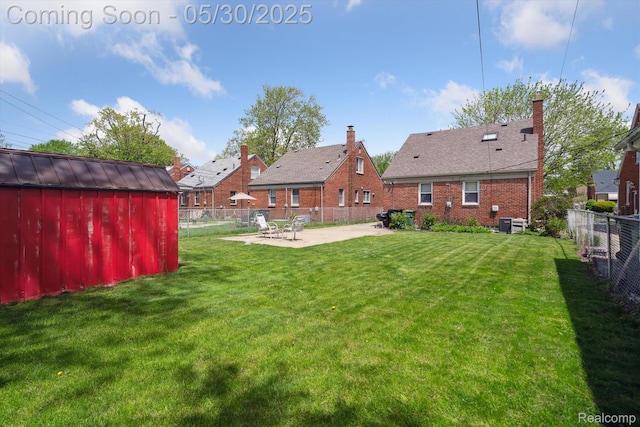 15645 Warwick Ave, Allen Park, MI 48101 - view of yard with a patio area and central AC unit
