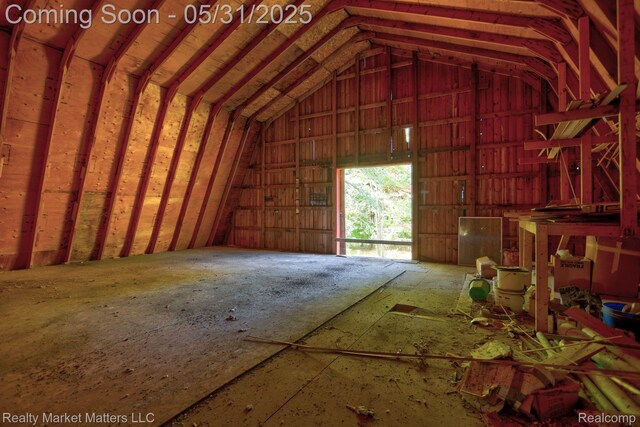 1831 Roods Lake Rd, Lapeer, MI 48446 - misc room featuring vaulted ceiling
