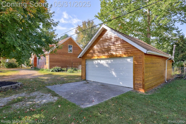 1831 Roods Lake Rd, Lapeer, MI 48446 - view of detached garage