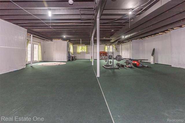 15390 Prestwick Cir, Northville, MI 48168 - view of basement