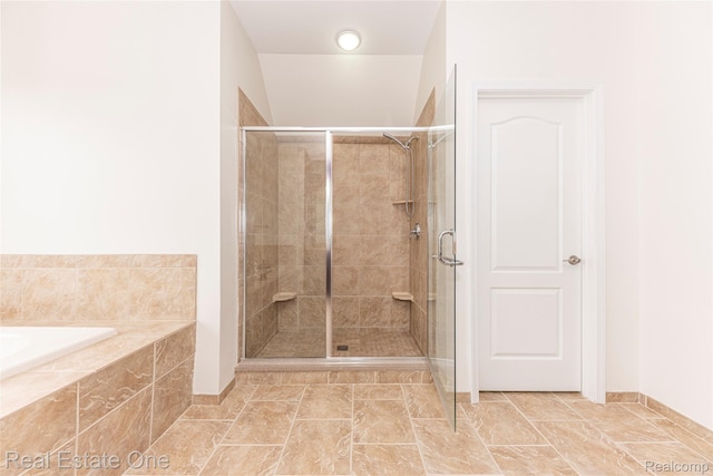 15390 Prestwick Cir, Northville, MI 48168 - full bathroom featuring a garden tub and a stall shower