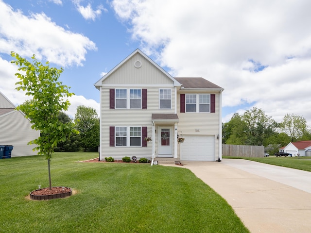 3247 Edling Dr, Kalamazoo, MI 49004 - view of front of home featuring driveway, an attached garage, and board and batten siding