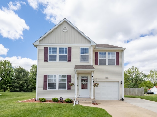 3247 Edling Dr, Kalamazoo, MI 49004 - view of front of home with driveway, an attached garage, and board and batten siding