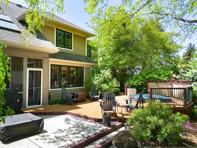 7346 Dunross Dr, Portage, MI 49024 - view of deck