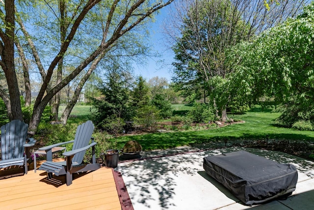 7346 Dunross Dr, Portage, MI 49024 - deck with a patio and a yard